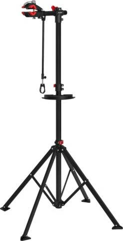 ACAZA Fiets Bevestigingsstandaard Met Snelsluiting, Gereedschapshouder En Stuurhouder, Lichte En Draagbare Reparatie Standaard Voor Fietsen, Zwart Statief -Abus Fiets Deals Store 613x1200