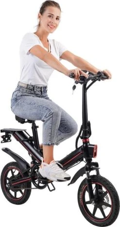OUXI - V5 - 16 Inch - Elektrische Fiets - E Bike - Elektrische Vouwfiets - APP IOS/ Android - 500W Motor - 15Ah Lithuim Ion Batterij - Zwart -Abus Fiets Deals Store 638x1200