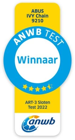 ABUS Ivy 9210 Kettingslot - ART3 - 85 Cm - Winnaar ANWB Slotentest 2022 -Abus Fiets Deals Store 645x1200