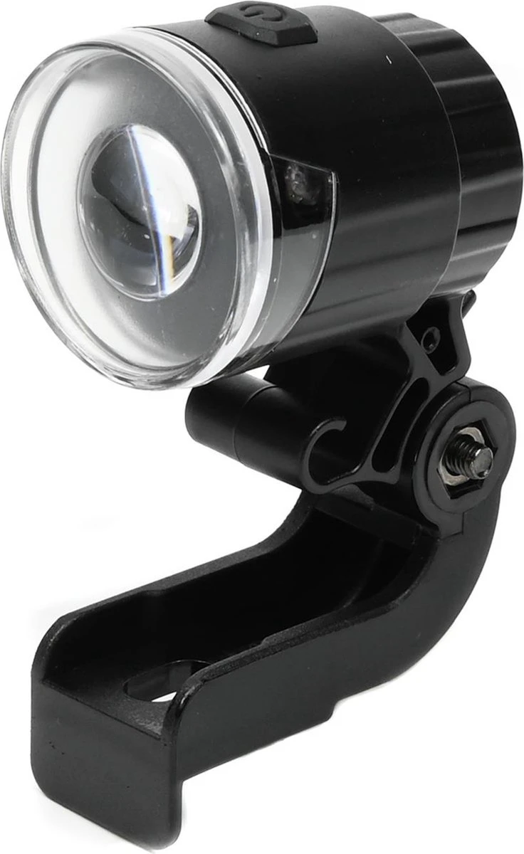 Benson Fietskoplamp LED - Compact - Sport - Waterdicht - Wit 2 Benson Fietskoplamp LED - Compact - Sport - Waterdicht - Wit - Afbeelding 2