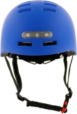 Sajan Fietshelm - Skatehelm Helm Mat-Blauw - LED Verlichting - Maat-S -Abus Fiets Deals Store 808x1200