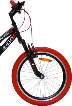 Amigo Fun Ride - Mountainbike 20 Inch - Voor Jongens En Meisjes - Met 7 Versnellingen - Zwart/Rood 13 Amigo Fun Ride - Mountainbike 20 Inch - Voor Jongens En Meisjes - Met 7 Versnellingen - Zwart/Rood -Abus Fiets Deals Store 815x1200