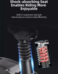 F-Wheel DYU A5 - Elektrische Vouwfiets - E Bike - 14 Inch - 7.5 Ah - 25km/u - Zwart -Abus Fiets Deals Store 952x1200