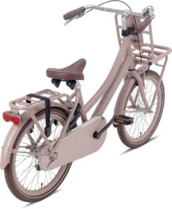 Valetta Cargo - Transportfiets - Meisjesfiets - 20 Inch - Mat Flamingo -Abus Fiets Deals Store 987x1200