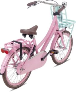 Valetta Cargo - Transportfiets - Meisjesfiets - 20 Inch - Mint Roze -Abus Fiets Deals Store 994x1200